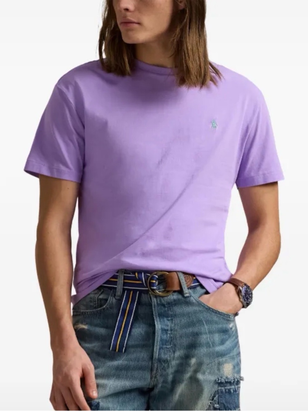 Polo by Ralph Lauren Lavender Crew Neck Tee
